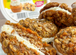 Carrot Cake Sandwich Cookies with Tropical Pineapple