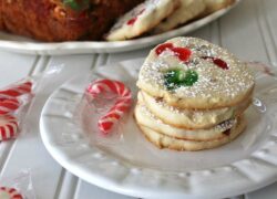 Candied Cherry Noel Cookies